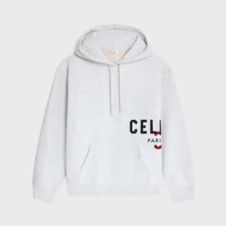 Hoodie aus Baumwollfleece