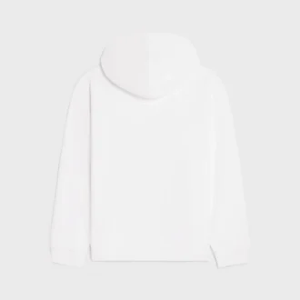 Hoodie aus Baumwollfleece