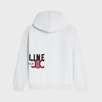 Hoodie aus Baumwollfleece