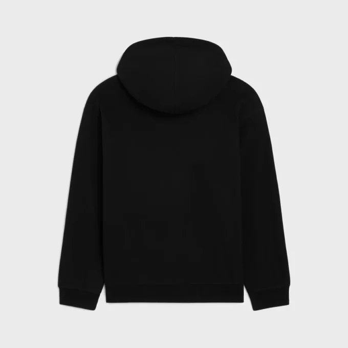Hoodie aus Baumwollfleece