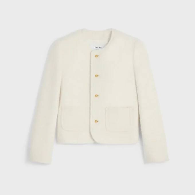 Icone-Jacke aus Kaschmir und Natta-Wolle