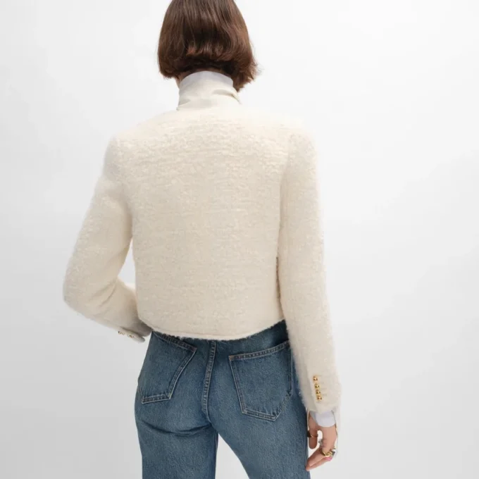 Icone-Jacke aus Kaschmir und Natta-Wolle