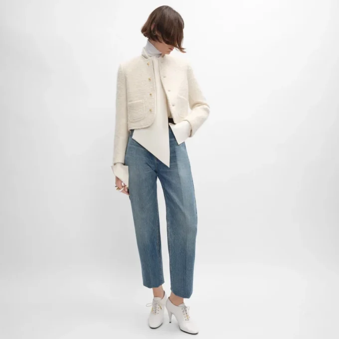 Icone-Jacke aus Kaschmir und Natta-Wolle