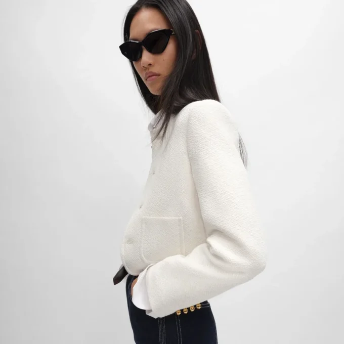 Icone Jacke aus Viskose und Wolle Natta