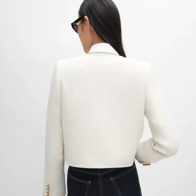 Icone Jacke aus Viskose und Wolle Natta