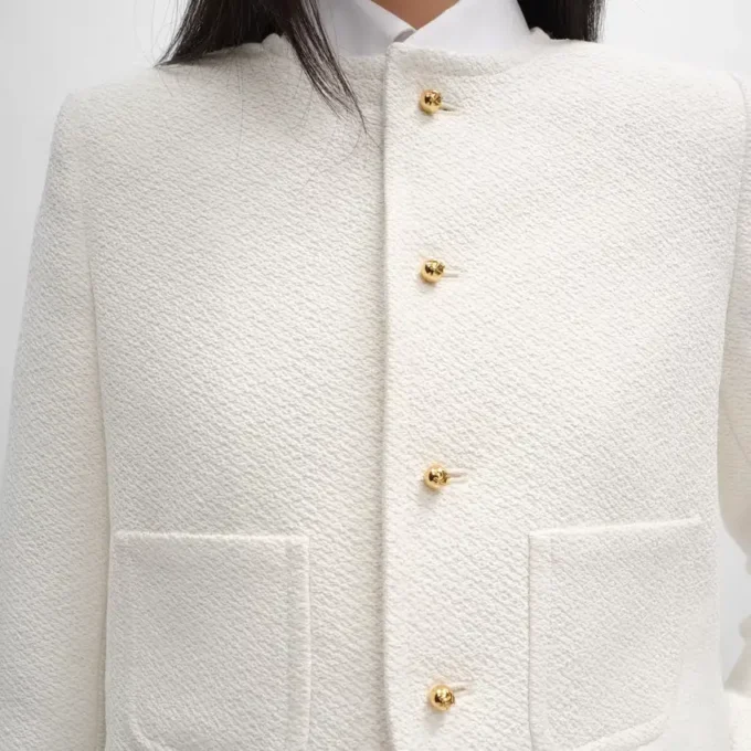 Icone Jacke aus Viskose und Wolle Natta