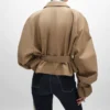 Jacke aus Baumwoll- und Wollgabardine