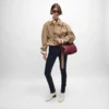 Jacke aus Baumwoll- und Wollgabardine