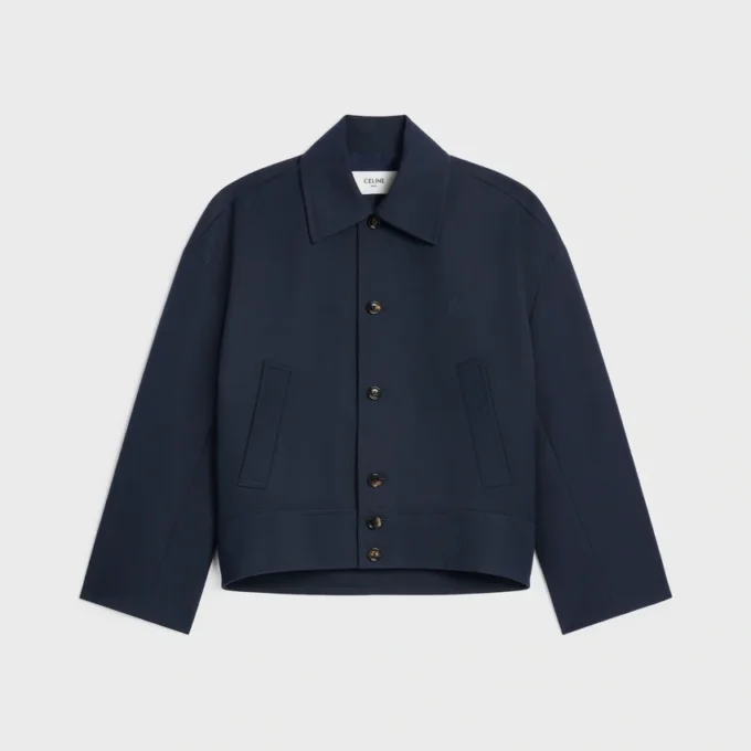 Jacke aus Baumwoll-Woll-Gabardine Jacke aus Baumwoll-Woll-Gabardine