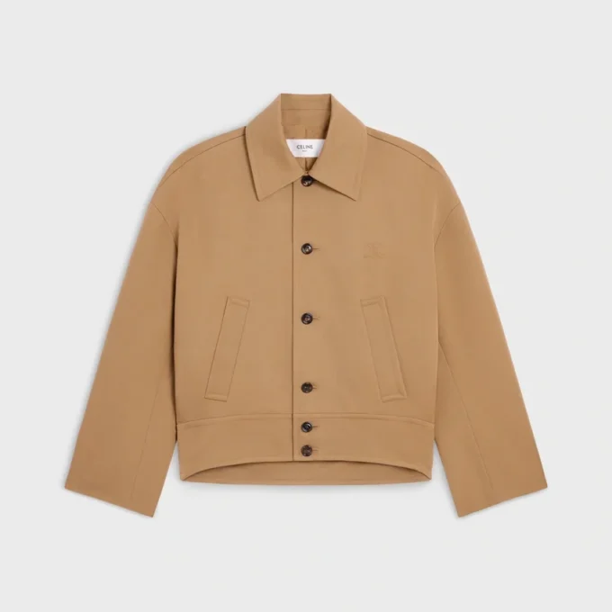 Jacke aus Baumwoll-Woll-Gabardine Jacke aus Baumwoll-Woll-Gabardine