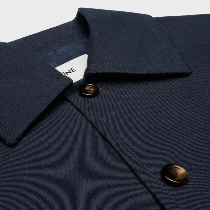 Jacke aus Baumwoll-Woll-Gabardine Jacke aus Baumwoll-Woll-Gabardine