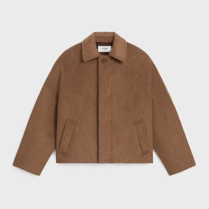 Jacke aus doppelseitigem Kaschmir und Kamelhaar Jacke aus doppelseitigem Kaschmir und Kamelhaar