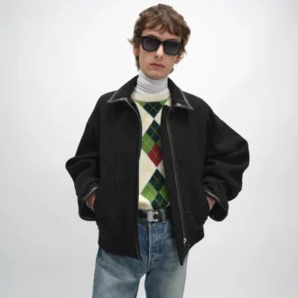 Jacke aus doppelseitigem Wollfilz