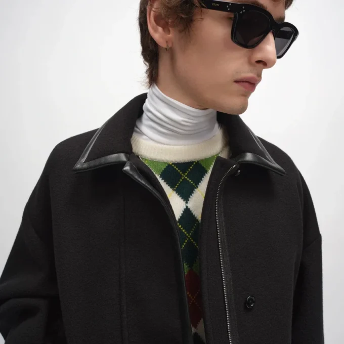 Jacke aus doppelseitigem Wollfilz