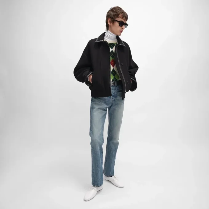 Jacke aus doppelseitigem Wollfilz