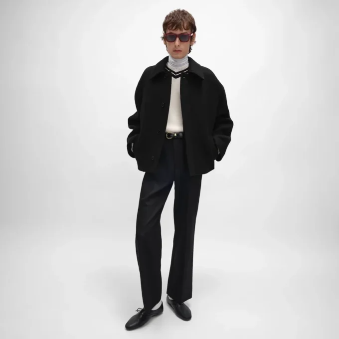 Jacke aus doppelseitigem Wollfilz
