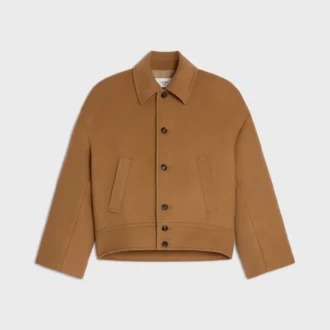 Jacke aus doppelseitiger Wolle und Kaschmir