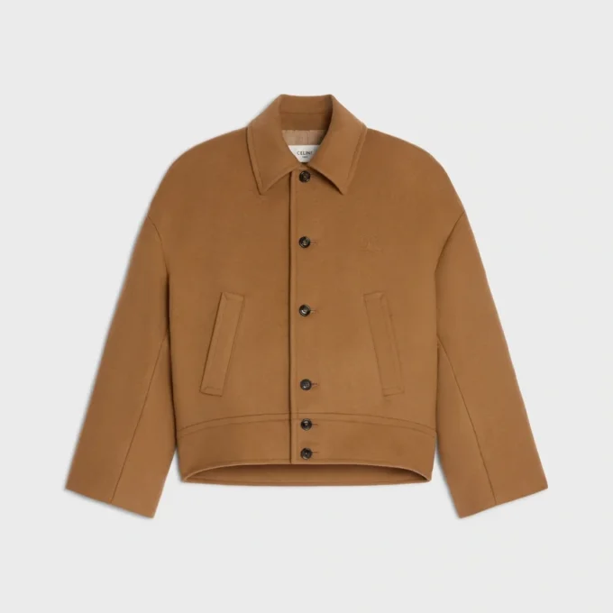 Jacke aus doppelseitiger Wolle und Kaschmir Jacke aus doppelseitiger Wolle und Kaschmir