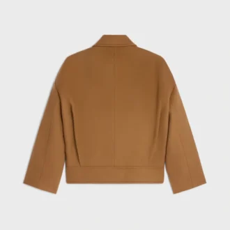 Jacke aus doppelseitiger Wolle und Kaschmir
