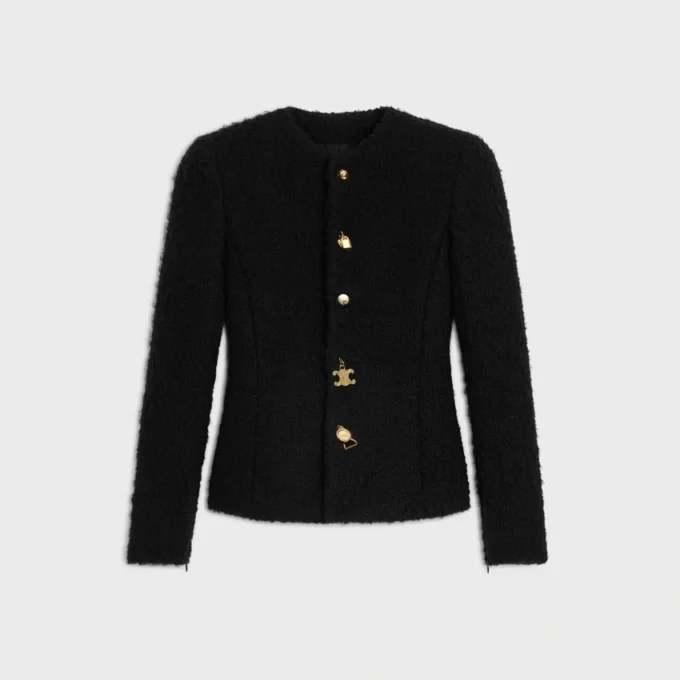 Jacke aus Kaschmir und Natta-Wolle