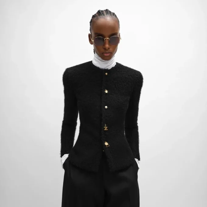 Jacke aus Kaschmir und Natta-Wolle