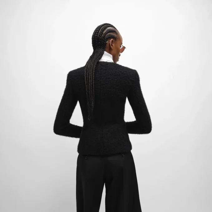 Jacke aus Kaschmir und Natta-Wolle
