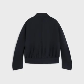 Jacke aus Wolle und Baumwollgabardine