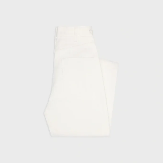 Jane Flared Jeans aus Denim in Optic White Wash Jane Flared Jeans aus Denim in Optic White Wash