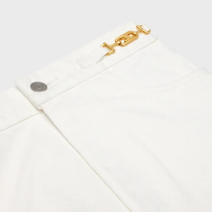 Jane Flared Jeans aus Denim in Optic White Wash Jane Flared Jeans aus Denim in Optic White Wash