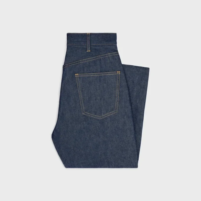 Jane Jeans aus Denim mit Raw-Wash-Finish