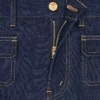 Jane Jeans aus Denim mit Raw-Wash-Finish