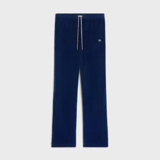 Jogginghose aus Samt-Jersey
