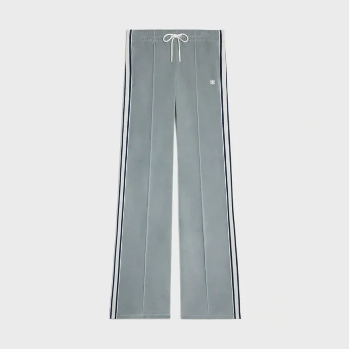 Jogginghose aus Samt-Jersey