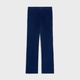 Jogginghose aus Samt-Jersey