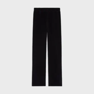 Jogginghose aus Samt-Jersey