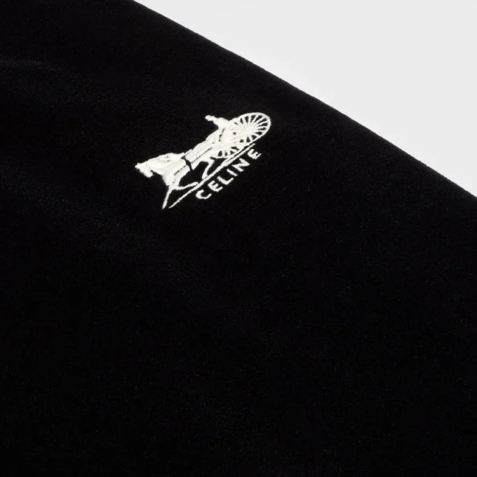 Jogginghose aus Samt-Jersey