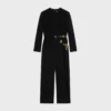 Jumpsuit aus Acetat-Seide