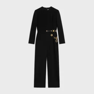 Jumpsuit aus Acetat-Seide