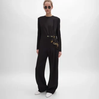 Jumpsuit aus Acetat-Seide