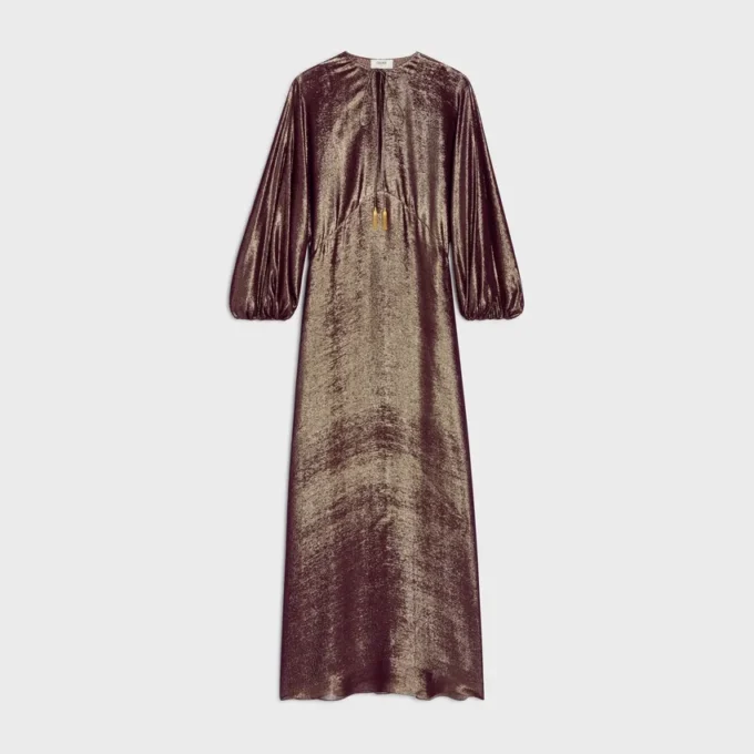 Kaftan-Kleid aus Lama-Seide Kaftan-Kleid aus Lama-Seide