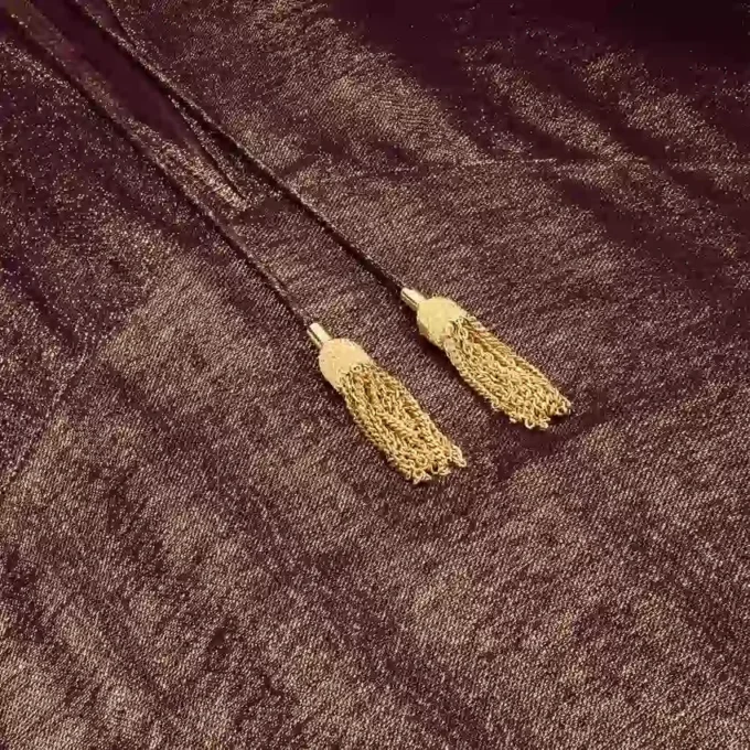 Kaftan-Kleid aus Lama-Seide Kaftan-Kleid aus Lama-Seide