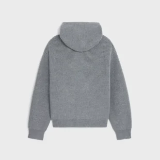 Kapuzencardigan aus Wolle