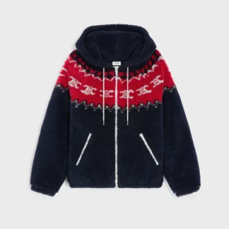 Kapuzenjacke aus Triomphe Fair Isle-Fleece
