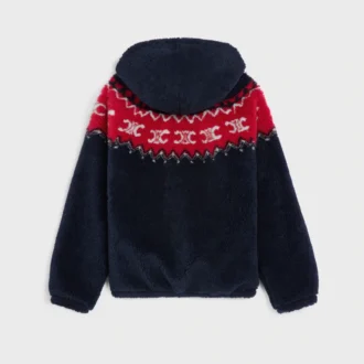 Kapuzenjacke aus Triomphe Fair Isle-Fleece
