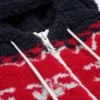 Kapuzenjacke aus Triomphe Fair Isle-Fleece Kapuzenjacke aus Triomphe Fair Isle-Fleece