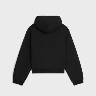 Kapuzenpullover mit Reißverschluss aus Baumwollfleece Kapuzenpullover mit Reißverschluss aus Baumwollfleece
