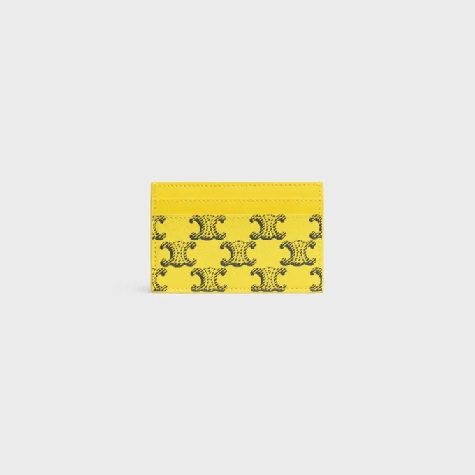 Kartenetui aus Triomphe Canvas und Kalbsleder
