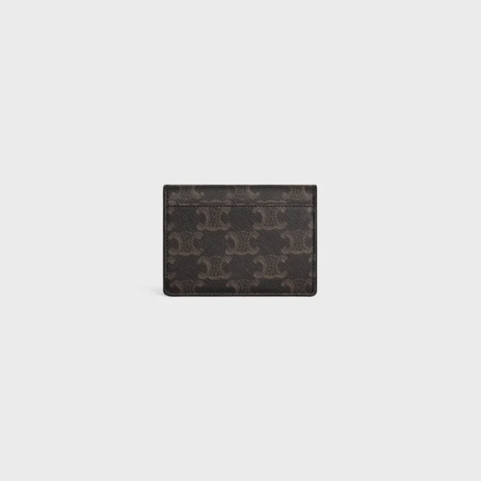 Kartenetui mit Klappe Triomphe aus Triomphe Canvas