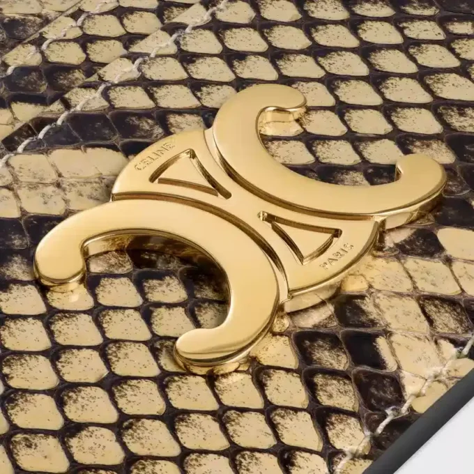 Kartenetui Triomphe aus Pythonleder Kartenetui Triomphe aus Pythonleder