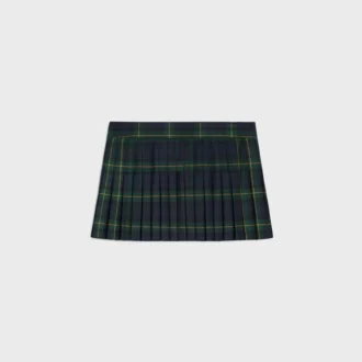 Kilt-Minirock aus Tartan-Wolle